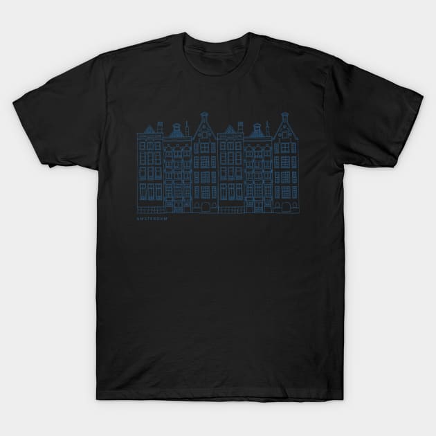 Amsterdam Houses T-Shirt by jeune98